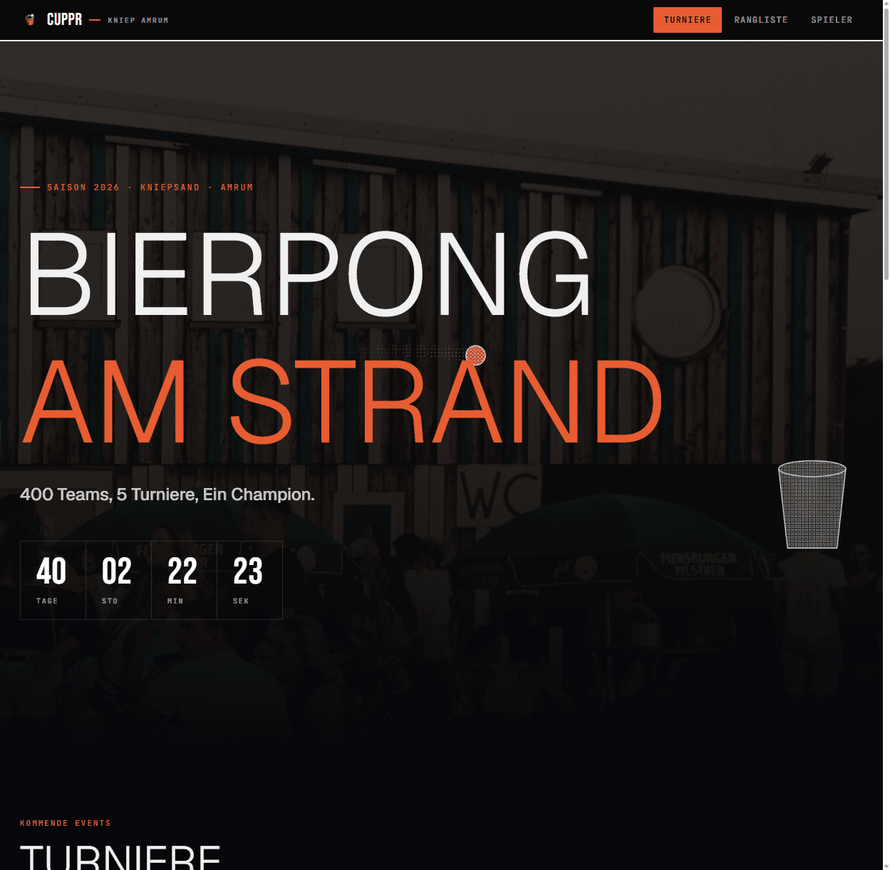 Cuppr project screenshot